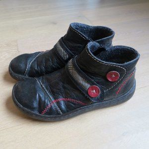 Rieker Simona 94 Leather Ankle Boot Black | Size 40 (US 8.5)